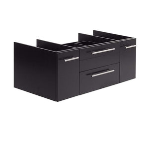 Fresca FCB6142ES-VSL Fresca Lucera 42" Espresso Wall Hung Vessel Sink Modern Bathroom Cabinet