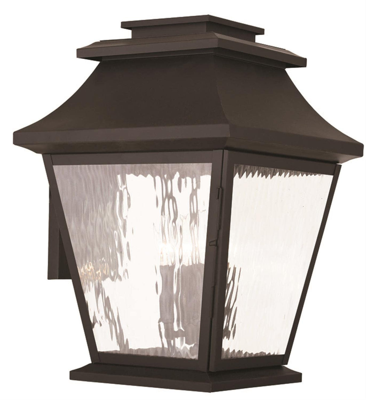 Livex Lighting 20240-07 Hathaway 4-Light Outdoor Wall Lantern, Bronze