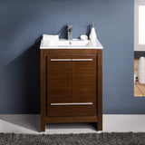 Fresca FCB8125GO-I Fresca Allier 24" Gray Oak Modern Bathroom Cabinet w/ Sink