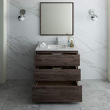 Fresca FVN3136ACA-FC Fresca Formosa 36" Floor Standing Modern Bathroom Vanity w/ Mirror