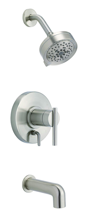 Gerber D511058BNTC Brushed Nickel Parma Tub & Shower Trim Kit, 1.75GPM