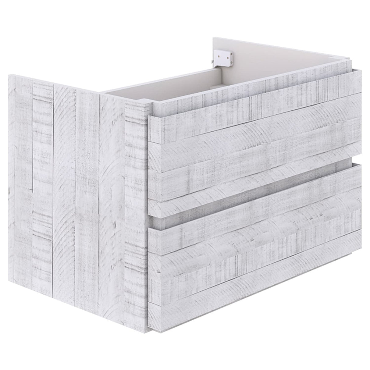 Fresca FCB3130RWH Fresca Formosa 29" Wall Hung Modern Bathroom Cabinet in Rustic White