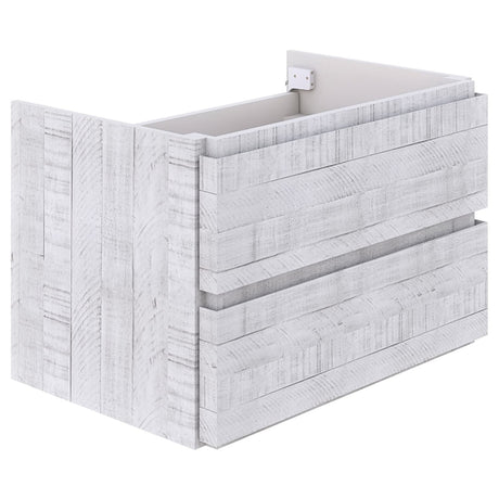Fresca FCB3130RWH Fresca Formosa 29" Wall Hung Modern Bathroom Cabinet in Rustic White