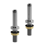 Riobel TU04C 10 cm (4") Deck-Mount Riser Pair, Chrome
