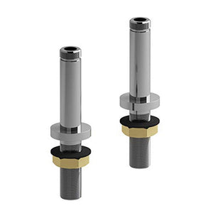 Riobel TU04C 10 cm (4") Deck-Mount Riser Pair, Chrome