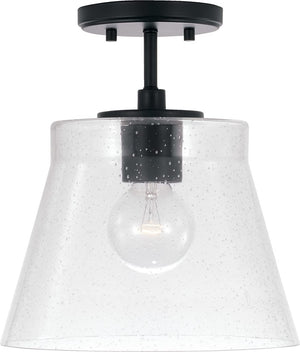 Capital Lighting 346912MB Baker 1 Light Pendant Matte Black