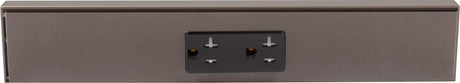 Task Lighting TR12-1BD-P-BZ 12" TR Series Angle Power Strip, Bronze Finish, Black Receptacles