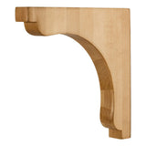 Hardware Resources COR28-2ALD 1-1/2" W x 10" D x 10" H Alder Square End Corbel