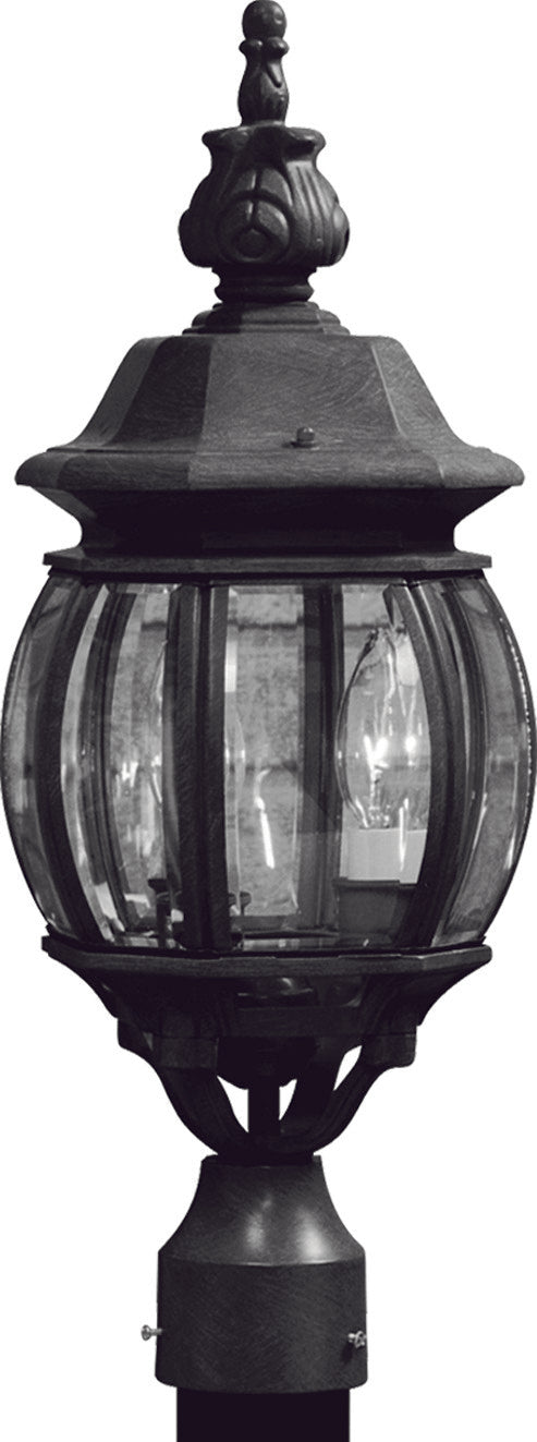 Classico Outdoor Post Light - Black
