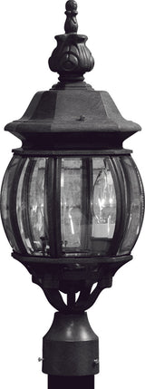 Classico Outdoor Post Light - Black