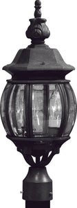 Classico Outdoor Post Light - Black