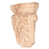 Hardware Resources CORP-2CH 3-5/8" W x 1-1/2" D x 5-1/2" H Cherry Acanthus Corbel
