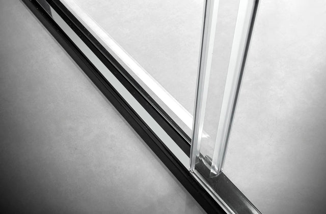 Elegant 48'' * 76'' Frameless Shower Door with Finish in Gold