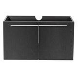 Fresca FCB8090TK Fresca Vista 36" Teak Modern Bathroom Cabinet