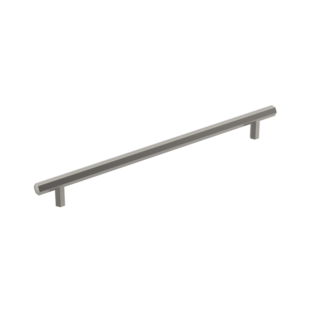 Amerock Cabinet Pull Satin Nickel 10-1/16 inch (256 mm) Center-to-Center Caliber 1 Pack Drawer Pull Cabinet Handle Cabinet Hardware