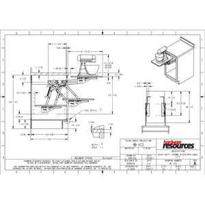 Hardware Resources ML-1CH Soft-close Appliance Lift