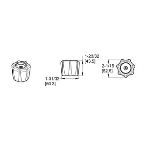 Pfister Model: 940-0860 Acrylic Handle for Wl2/wu2 940-0860