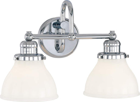 Capital Lighting 8302CH-128 Baxter 2 Light Vanity Chrome