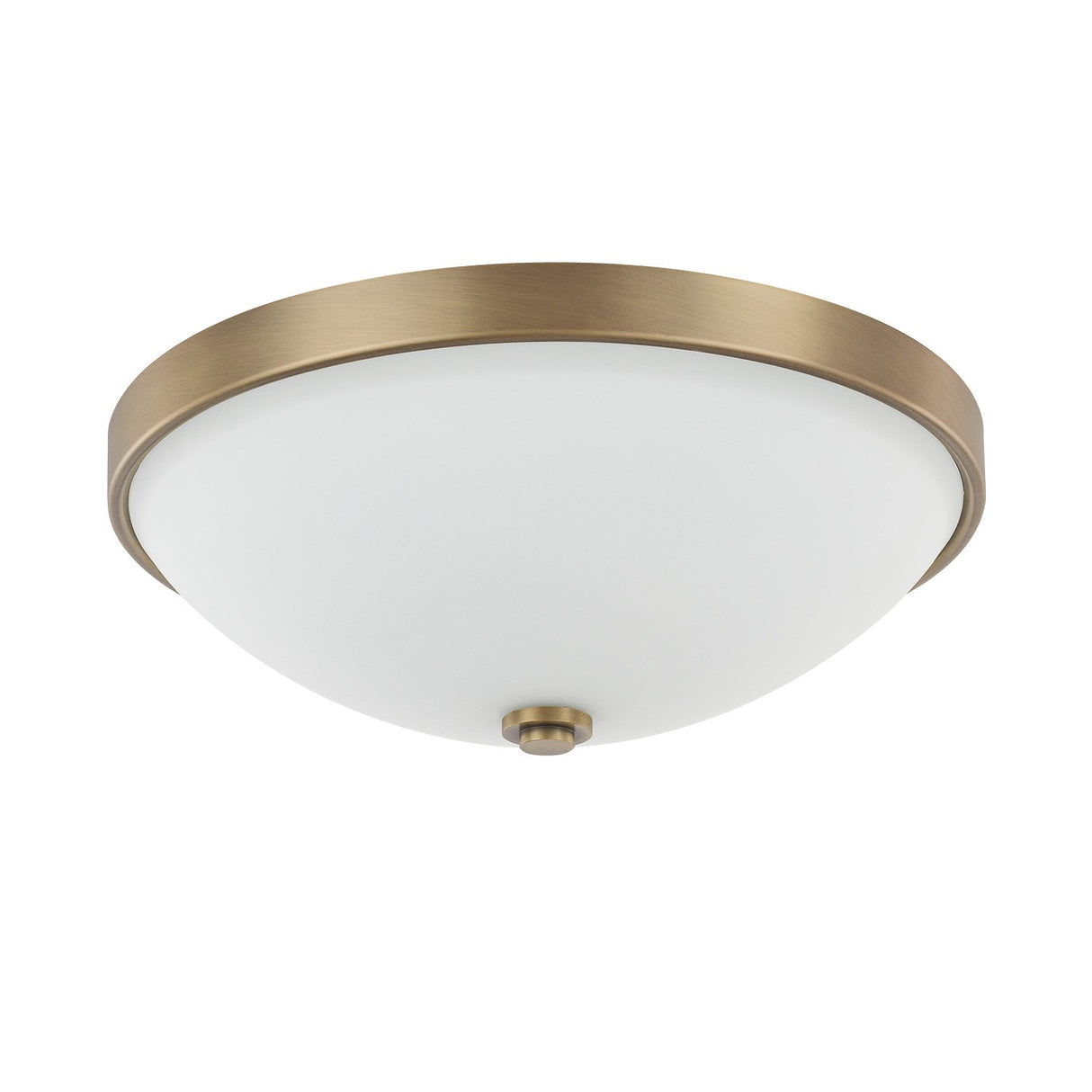 Capital Lighting 2323AD-SW Perkins 2 Light Flush Mount Aged Brass