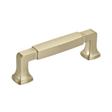 Amerock Cabinet Pull Golden Champagne 3-3/4 inch (96 mm) Center to Center Stature 1 Pack Drawer Pull Drawer Handle Cabinet Hardware