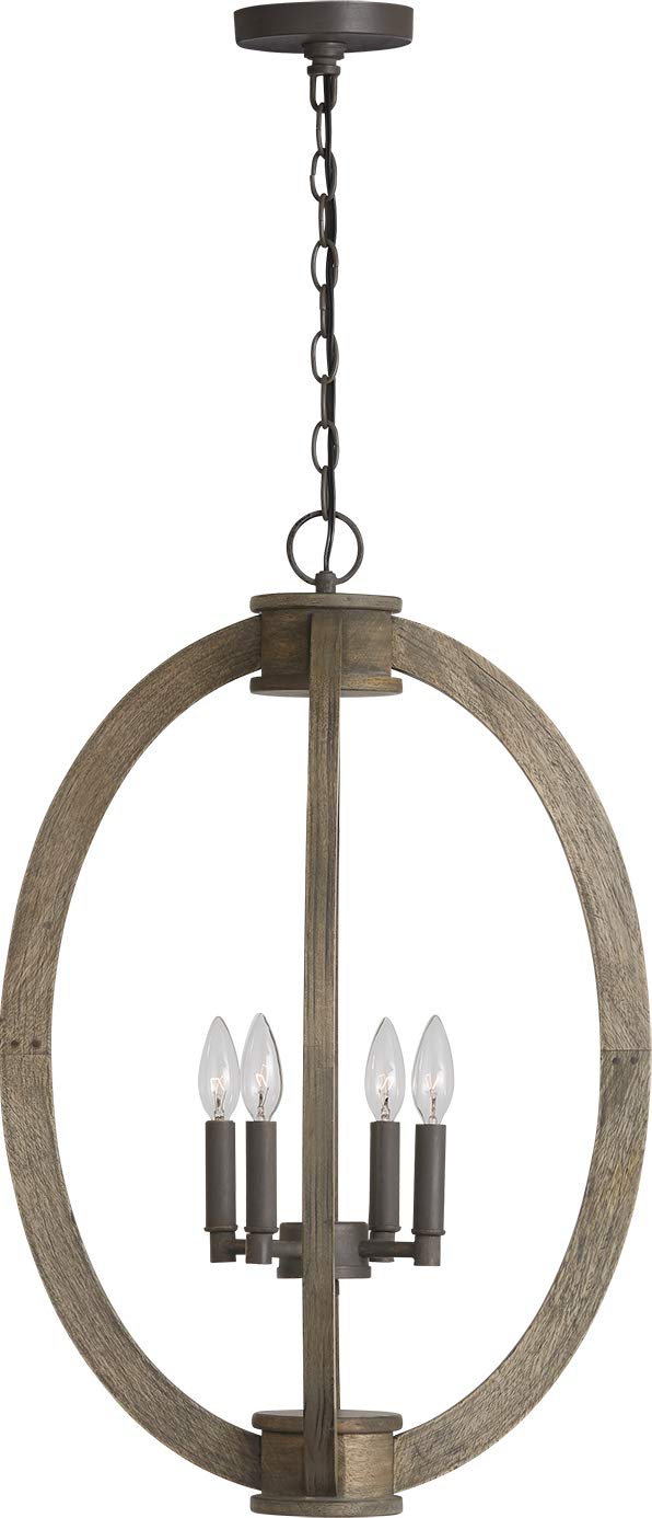 Capital Lighting 529142NG Tybee 4 Light Foyer Nordic Grey