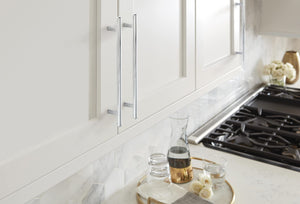 Amerock Cabinet Pull Polished Chrome 7-9/16 inch (192 mm) Center to Center Bar Pulls 1 Pack Drawer Pull Drawer Handle Cabinet Hardware