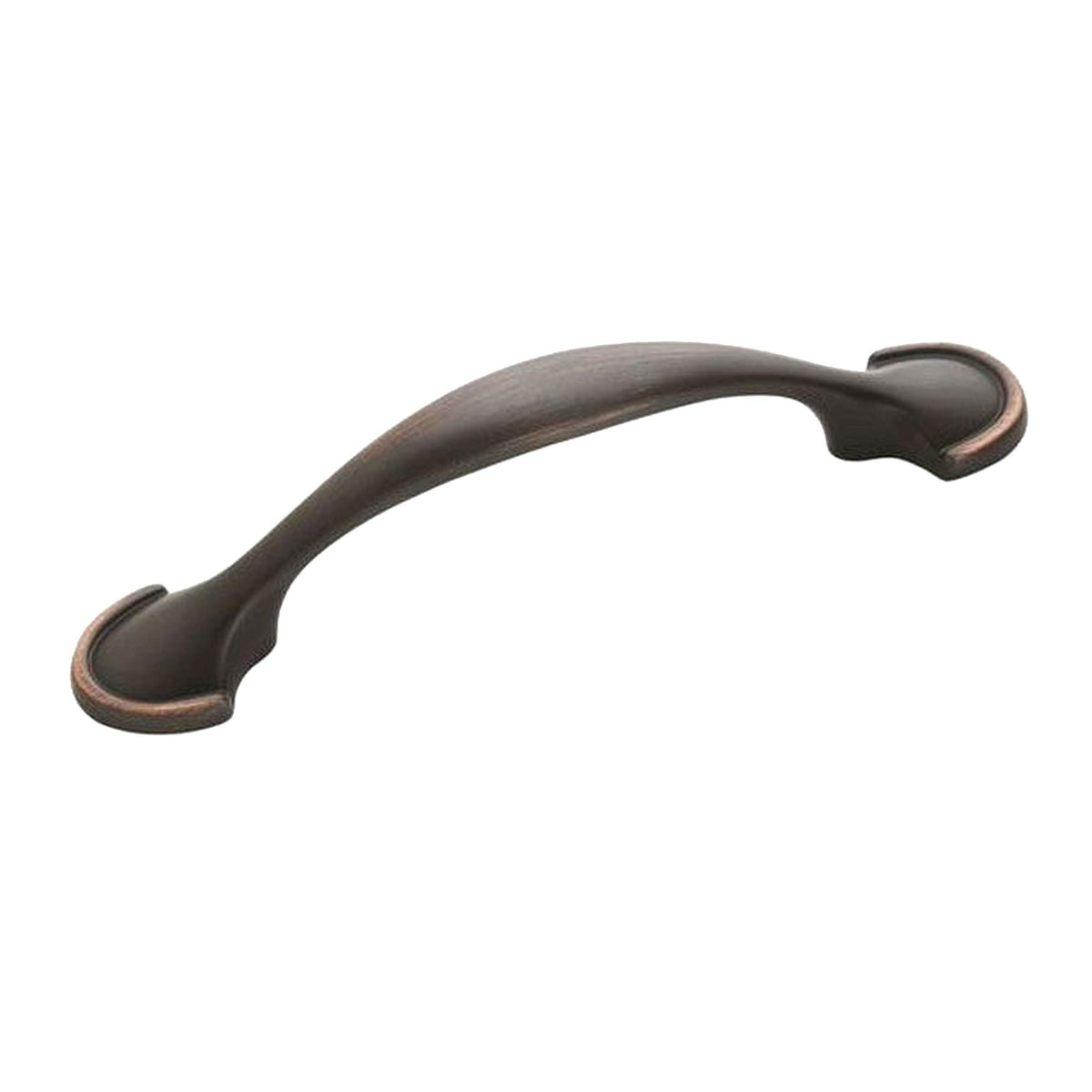 Amerock Cabinet Pull Matte Black 6-5/16 inch (160 mm) Center-to-Center Radius 1 Pack Drawer Pull Cabinet Handle Cabinet Hardware