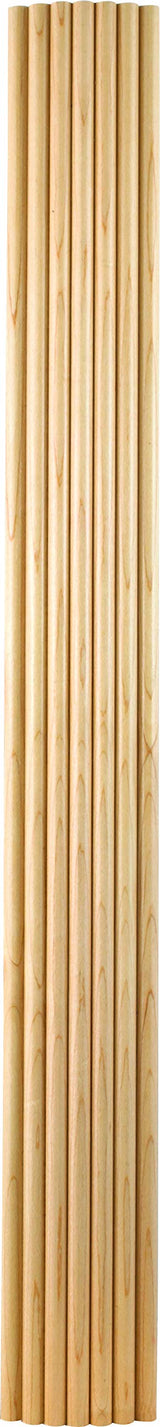 Hardware Resources COV-4-HMP 3/4" D x 4" H Hard Maple Cove Crown Moulding