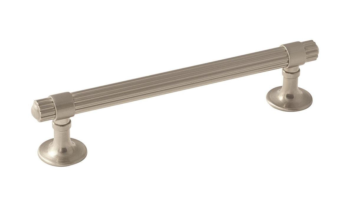 Amerock Cabinet Pull Satin Nickel 5-1/16 inch (128 mm) Center to Center Sea Grass 1 Pack Drawer Pull Drawer Handle Cabinet Hardware
