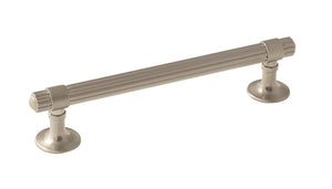 Amerock Cabinet Pull Satin Nickel 5-1/16 inch (128 mm) Center to Center Sea Grass 1 Pack Drawer Pull Drawer Handle Cabinet Hardware
