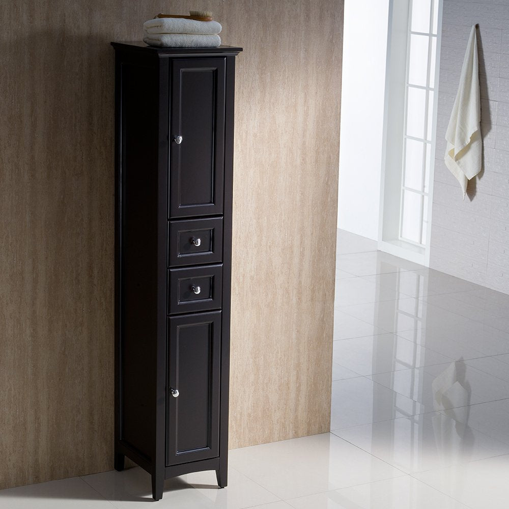 Fresca FST2060ES Fresca Oxford Espresso Tall Bathroom Linen Cabinet