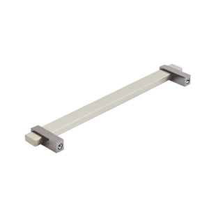 Amerock Cabinet Pull Silver Champagne/Black Nickel 7-9/16 inch (192 mm) Center to Center Mulino 1 Pack Drawer Pull Drawer Handle Cabinet Hardware