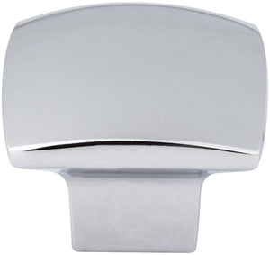 Jeffrey Alexander 431MB 1-3/16" Overall Length Matte Black Square Sonoma Cabinet Knob