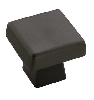 Amerock Cabinet Knob Black Bronze 1-3/16 inch (30 mm) Length Blackrock 1 Pack Drawer Knob Cabinet Hardware