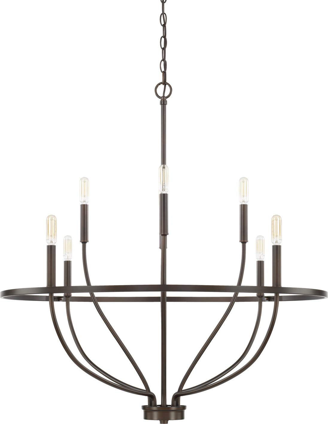 Capital Lighting 428581BZ Greyson 8 Light Chandelier Bronze