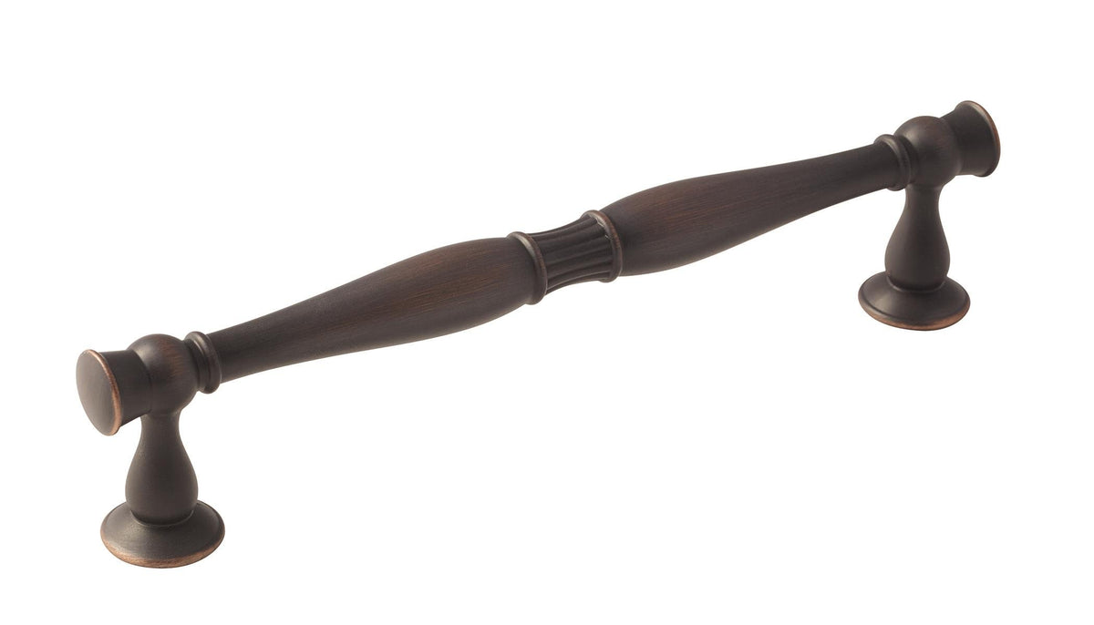 Amerock Cabinet Pull Oil Rubbed Bronze 6-5/16 inch (160 mm) Center to Center Crawford 1 Pack Drawer Pull Drawer Handle Cabinet Hardware
