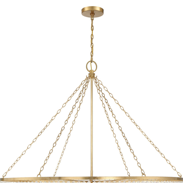 Rylee 24 Light Antique Gold Chandelier 618-GA
