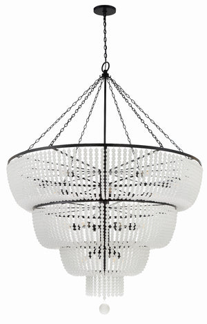 Rylee 24 Light Antique Gold Chandelier 618-GA