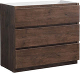 Fresca FCB9342RW Fresca Lazzaro 42" Rosewood Free Standing Modern Bathroom Cabinet