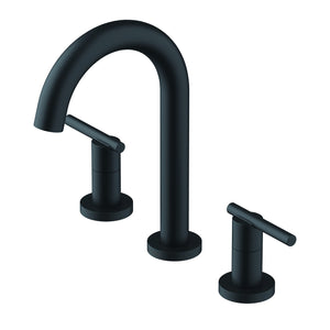 Gerber D303658BS Parma Two Handle Widespread Lavatory Faucet - Satin Black
