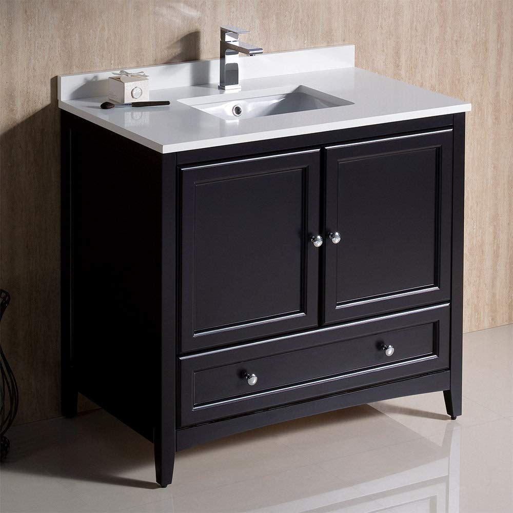 Fresca FCB2036AW-CWH-U Cabinet with Top and Sink