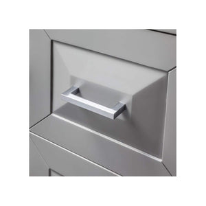 KasaWare K7063PC-8 3-3/8" Overall Length Square Bar Pull, 8-pack