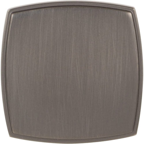 Jeffrey Alexander 141L-BNBDL 1-3/4" Overall Length Brushed Pewter Square Renzo Cabinet Knob