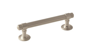 Amerock Cabinet Pull Satin Nickel 3-3/4 inch (96 mm) Center to Center Sea Grass 1 Pack Drawer Pull Drawer Handle Cabinet Hardware