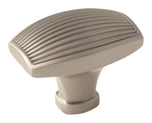 Amerock Cabinet Knob Satin Nickel 1-1/2 inch (38 mm) Length Sea Grass 1 Pack Drawer Knob Cabinet Hardware