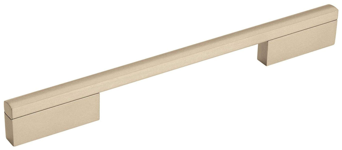 Amerock Cabinet Pull Silver Champagne 8 inch (203 mm) Center to Center Separa 1 Pack Drawer Pull Drawer Handle Cabinet Hardware