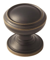 Amerock Cabinet Knob Venetian Bronze 1-1/4 inch (32 mm) Diameter Revitalize 1 Pack Drawer Knob Cabinet Hardware