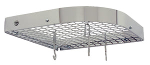 Enclume PR7A CH Large 16" Corner Wall Pot Rack w/ 12 Hooks CH