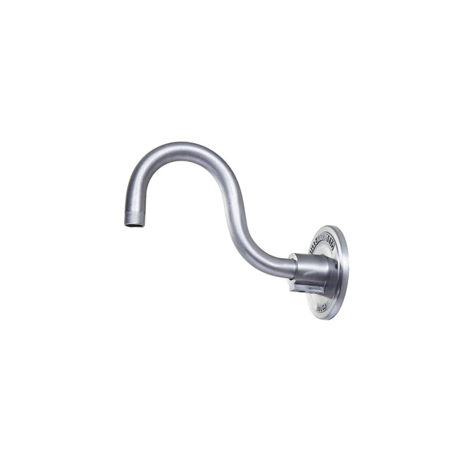 Millennium Lighting RGN10-GA RLM Outdoor Wall Sconce with 12" Wide Radial Wave Shade and 10" Gooseneck Stem