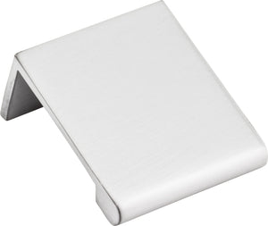 Elements A500-125BC 1-1/4" Overall Length Brushed Chrome Edgefield Cabinet Tab Pull